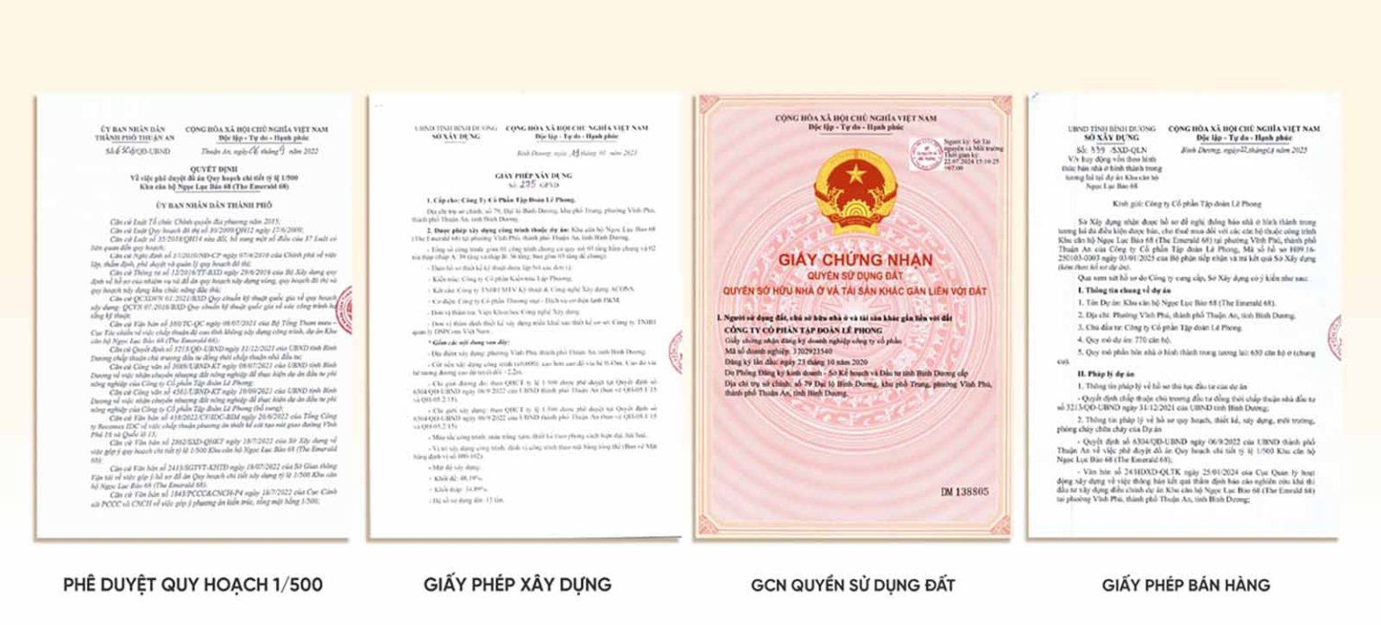 pháp lý dự án the emeradl boulevard