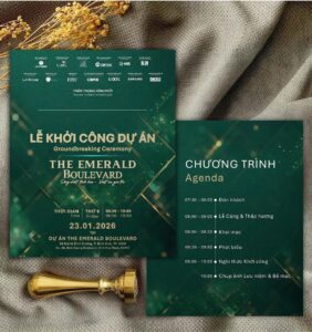 The Emerald Boulevard chuẩn bị khởi công ngày 23/01/2026: Dấu mốc quan trọng trên trục Quốc lộ 13