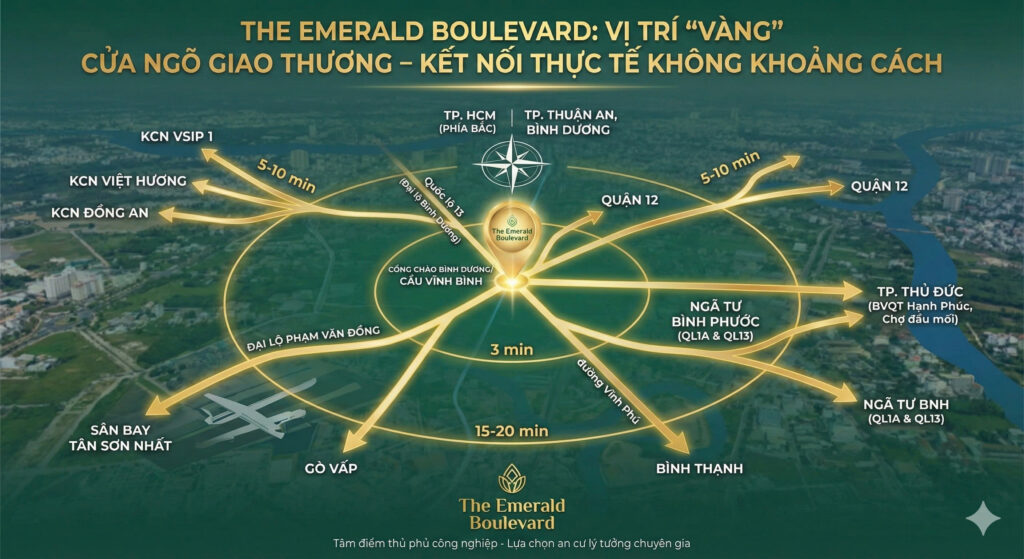 The Emerald Boulevard: Tâm điểm kết nối giao thương tại cửa ngõ Đông Bắc TP.HCM